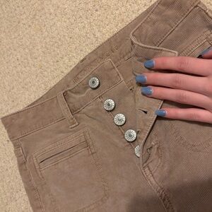 High Waisted American Eagle Corduroy pants